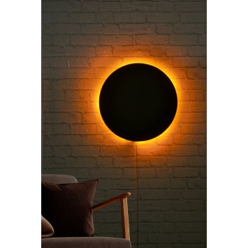 Iluminación LED decorativa Circle amarillo diámetro 45 cm