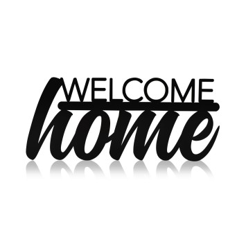 Iluminación LED decorativa Welcome Home azul 53x25 cm