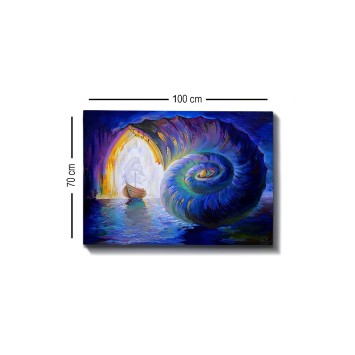 Pintura decorativa lienzo Kanvas Tablo-126 multicolor 70x100 cm