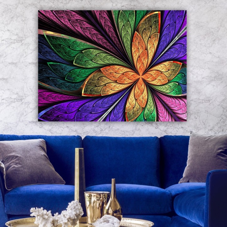 Pintura decorativa lienzo 381550492_70100 multicolor 70x100 cm