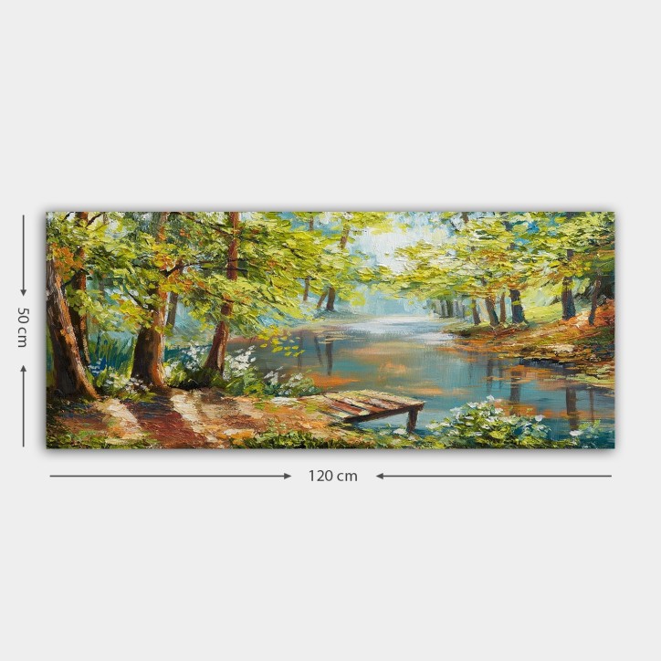 Pintura decorativa lienzo YTY1193655400_50120 multicolor 50x120