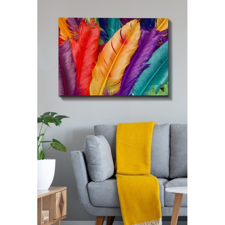 Pintura decorativa lienzo Kanvas Tablo-203 multicolor 70x100 cm