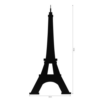 Iluminación LED decorativa Eiffel Tower azul 32x69 cm