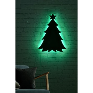 Iluminación LED decorativa Christmas Pine 2 verde 20x27 cm