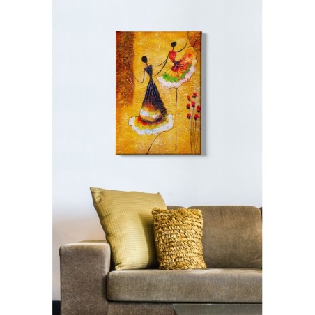 Pintura decorativa lienzo Kanvas Tablo -215 multicolor 50x70 cm