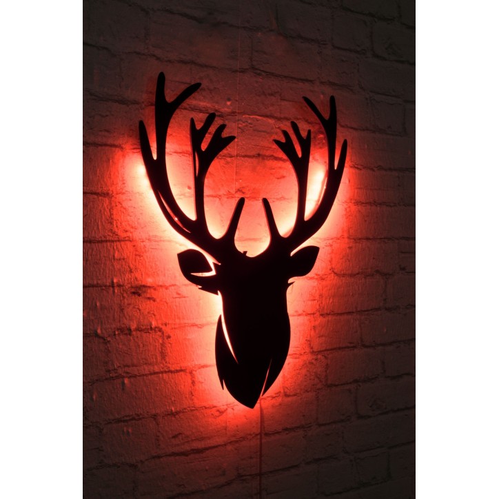 Iluminación LED decorativa Deer 2 rojo 25x30 cm