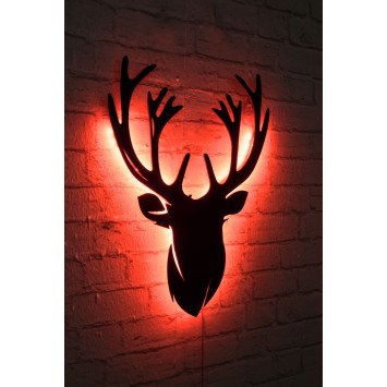 Iluminación LED decorativa Deer 2 rojo 25x30 cm