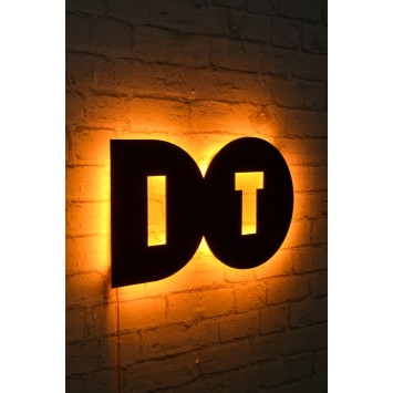 Iluminación LED decorativa Do It amarillo 50x27 cm