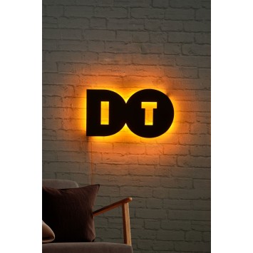 Iluminación LED decorativa Do It amarillo 50x27 cm