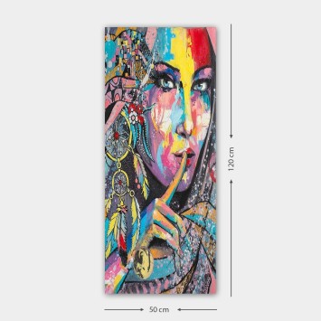 Pintura decorativa lienzo DKY4324528998_50120 multicolor 50x120