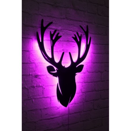 Iluminación LED decorativa Deer 2 rosa 25x30 cm