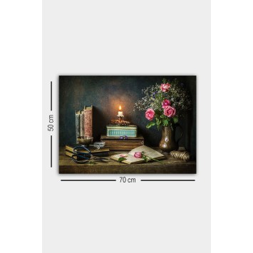 Pintura decorativa lienzo 640441426-5070 multicolor 50x70 cm