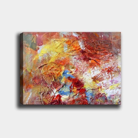 Pintura decorativa lienzo 93873286_70100 multicolor 70x100 cm