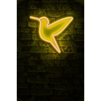 Iluminación LED decorativa de plástico Little Bird amarillo