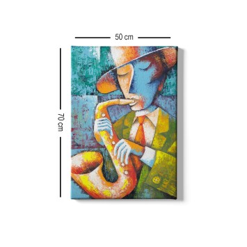 Pintura decorativa lienzo Kanvas Tablo -224 multicolor 50x70 cm