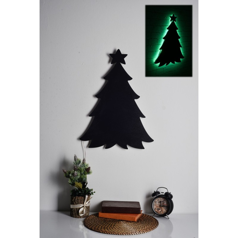 Iluminación LED decorativa Christmas Pine 2 verde 20x27 cm