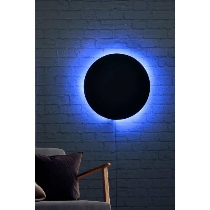 Iluminación LED decorativa Circle azul diámetro 45 cm