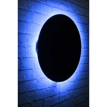 Iluminación LED decorativa Circle azul diámetro 45 cm