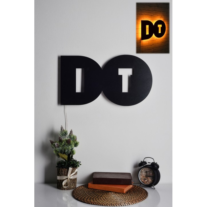 Iluminación LED decorativa Do It amarillo 50x27 cm