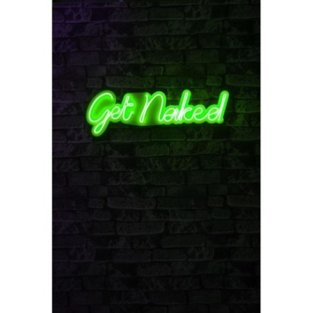 Iluminación LED decorativa de plástico Get Naked verde 20x62x2 cm