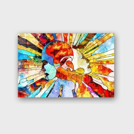 Pintura vidrio templado CAM1021939786-4060 multicolor 40x60 cm