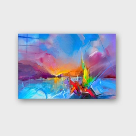 Pintura vidrio templado CAM1054276691-4060 multicolor 40x60 cm