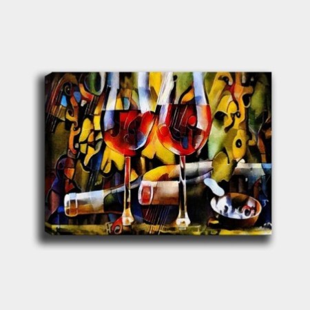 Pintura decorativa lienzo 747184297_70100 multicolor 70x100 cm