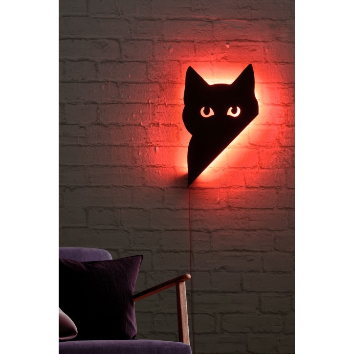 Iluminación LED decorativa Cat 2 rojo 23x36 cm