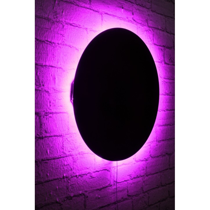 Iluminación LED decorativa Circle rosa diámetro 45 cm