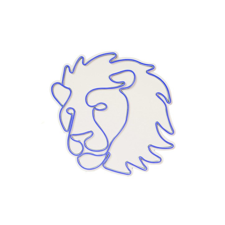 Iluminación LED decorativa de plástico Lion azul