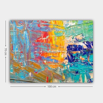 Pintura decorativa lienzo 362273090_70100 multicolor 70x100 cm