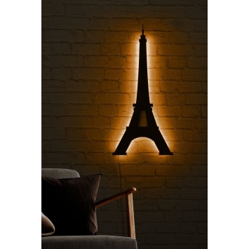 Iluminación LED decorativa Eiffel Tower amarillo 32x69 cm