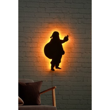 Iluminación LED decorativa Santa Claus 2 amarillo 32x52 cm