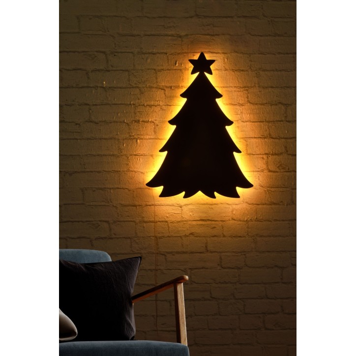 Iluminación LED decorativa Christmas Pine 2 amarillo 20x27 cm