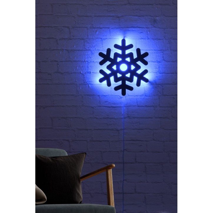 Iluminación LED decorativa Snowflake 2 azul 28x32 cm