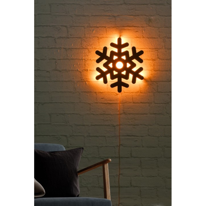 Iluminación LED decorativa Snowflake 2 amarillo 28x32 cm