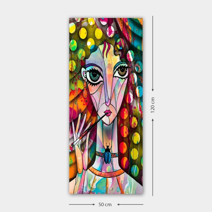 Pintura decorativa lienzo DKY21548363803_50120 multicolor 50x120