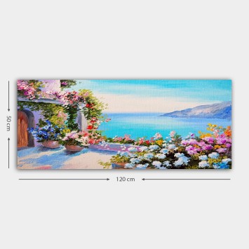 Pintura decorativa lienzo YTY208000084_50120 multicolor 50x120