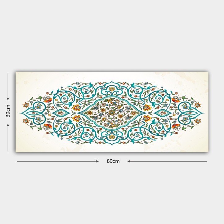 Pintura decorativa lienzo YTY547077118_3080 multicolor 30x80 cm