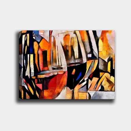 Pintura decorativa lienzo 1092172451_70100 multicolor 70x100 cm