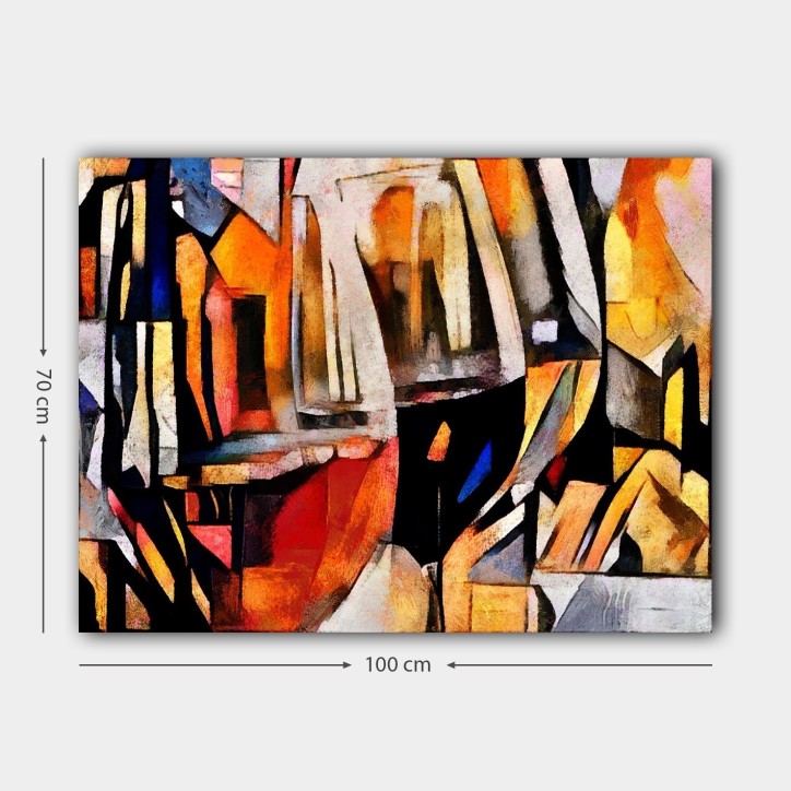 Pintura decorativa lienzo 1092172451_70100 multicolor 70x100 cm