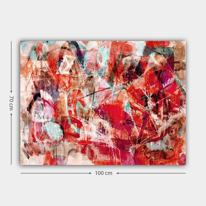 Pintura decorativa lienzo 46234342_70100 multicolor 70x100 cm