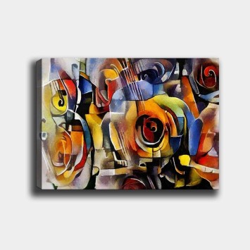 Pintura decorativa lienzo 593985515_70100 multicolor 70x100 cm