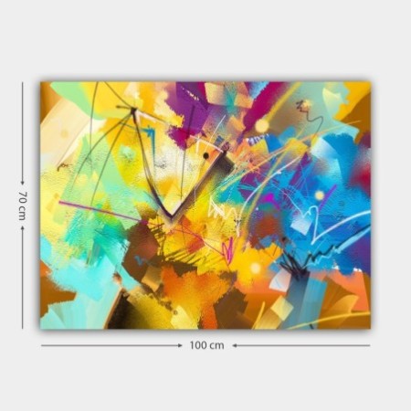 Pintura decorativa lienzo 666007249_70100 multicolor 70x100 cm