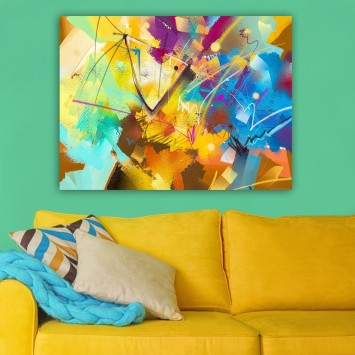 Pintura decorativa lienzo 666007249_70100 multicolor 70x100 cm