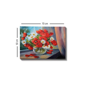 Pintura decorativa lienzo Kanvas Tablo -126 multicolor 50x70 cm