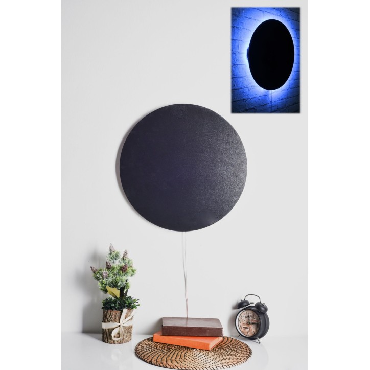 Iluminación LED decorativa Circle azul diámetro 45 cm