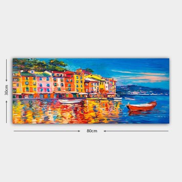 Pintura decorativa lienzo YTY285852095_3080 multicolor 30x80 cm