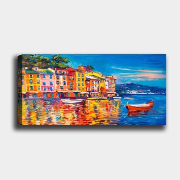 Pintura decorativa lienzo YTY285852095_3080 multicolor 30x80 cm