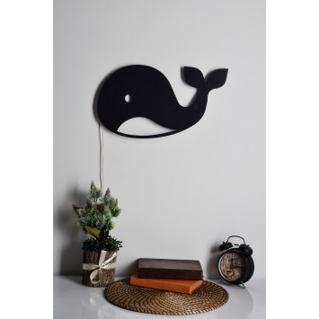 Iluminación LED decorativa Baby Whale amarillo 45 cmx25 cm